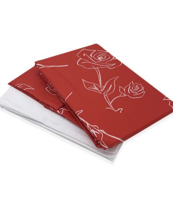Set copripiumino matrimoniale Charme rosso