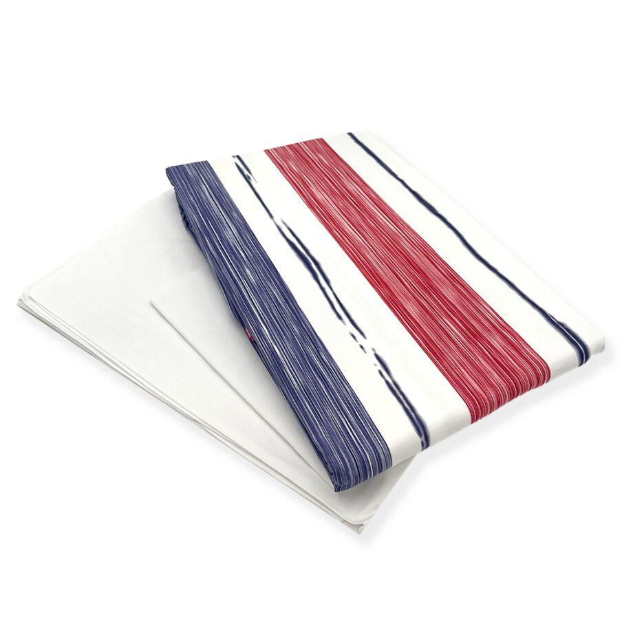 set copripiumino singolo libeccio rosso blu