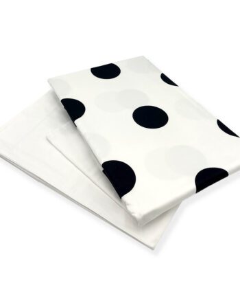 Set copripiumino singolo pois nero flou