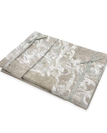 Set copripiumino matrimoniale Marmorino Beige