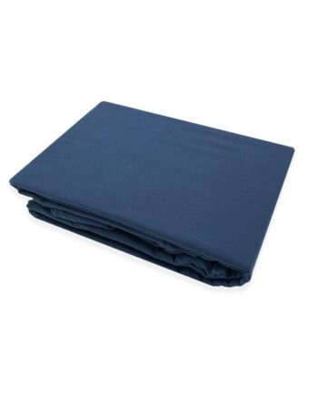 Copripiumino singolo in cotone Stonewash blu