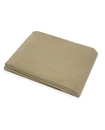 Copripiumino singolo in cotone Stonewash beige