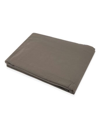 Copripiumino singolo in cotone Stonewash marrone