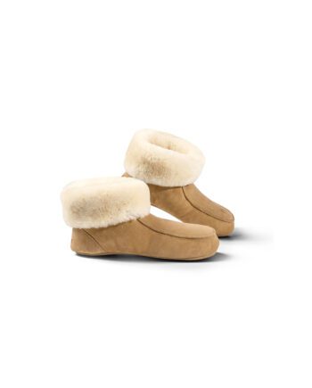 Stivali Donna con suole in cuoio Beige