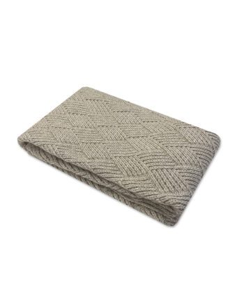 Plaid Sabine Rombi Beige Mastro Raphael