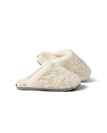 Pantofola Unisex Trendy Teddy Bianco