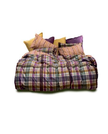 Copripiumino Tartan Tessitura Toscana Telerie