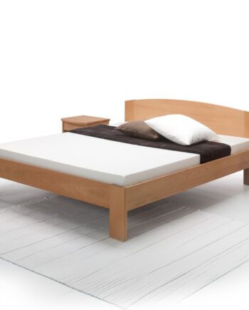 letto in legno naturale