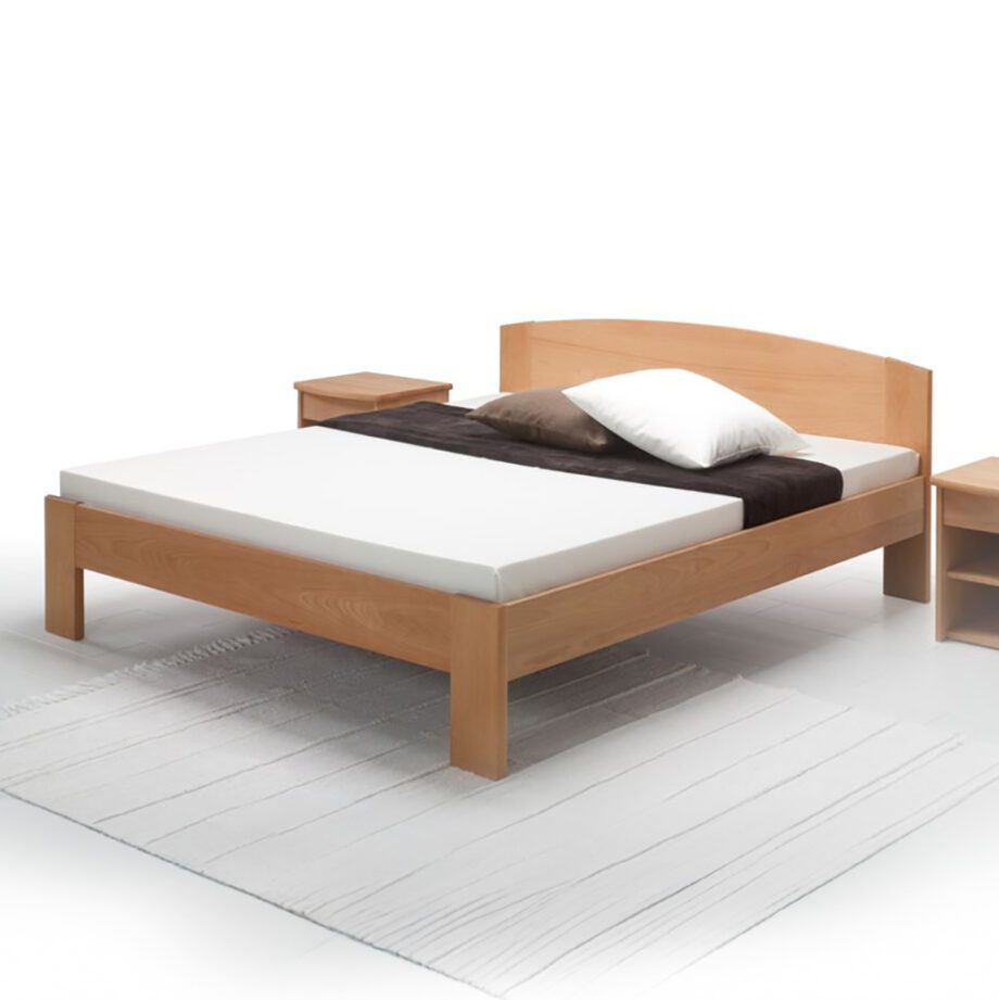 letto in legno naturale