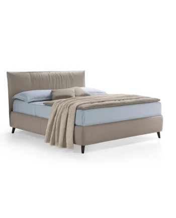 Letto contenitore in pelle Era Elite