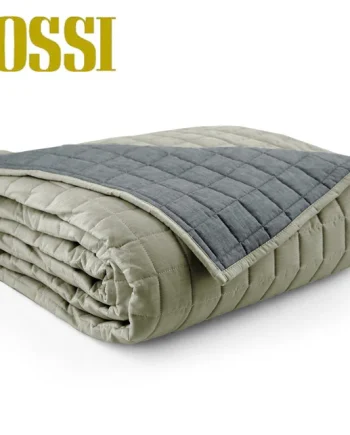 Copriletto Trapuntato Double Verde Bossi